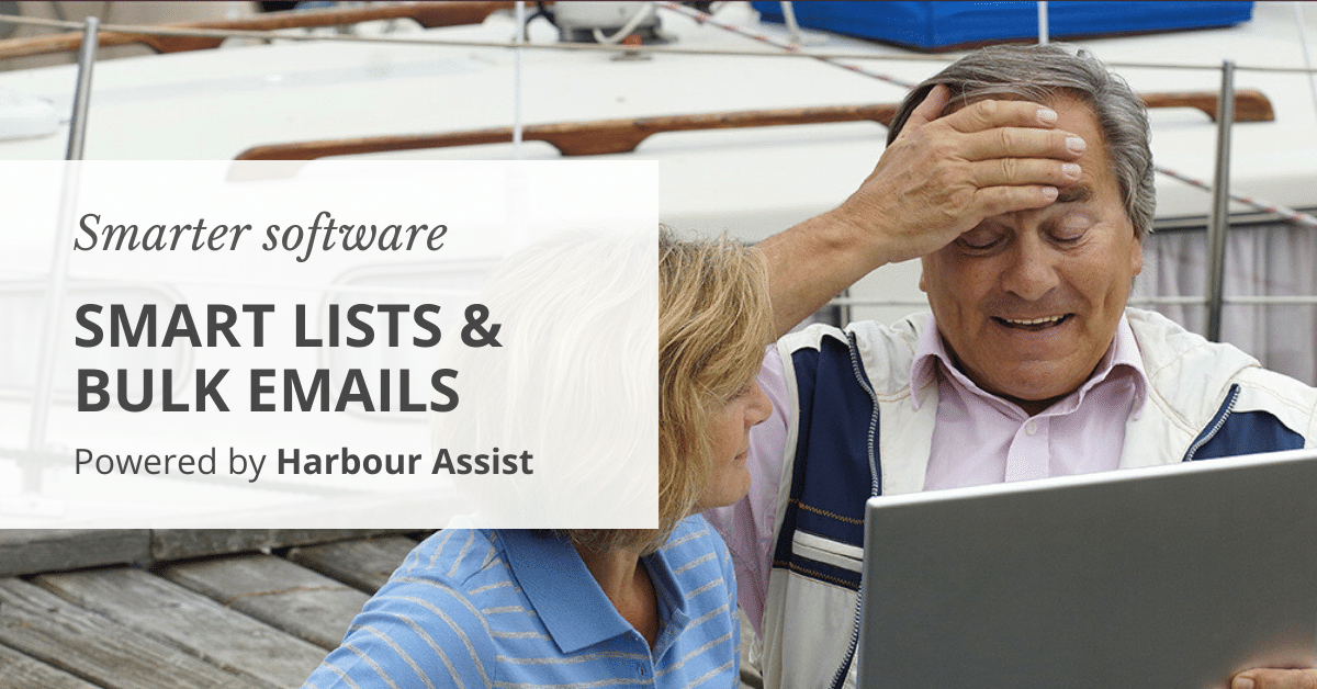 Smart lists and bulk email in Harbour Assist