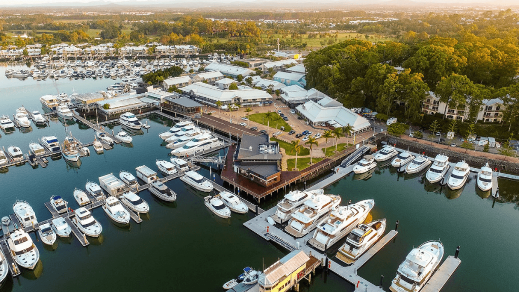 Sanctuary Cove from the air