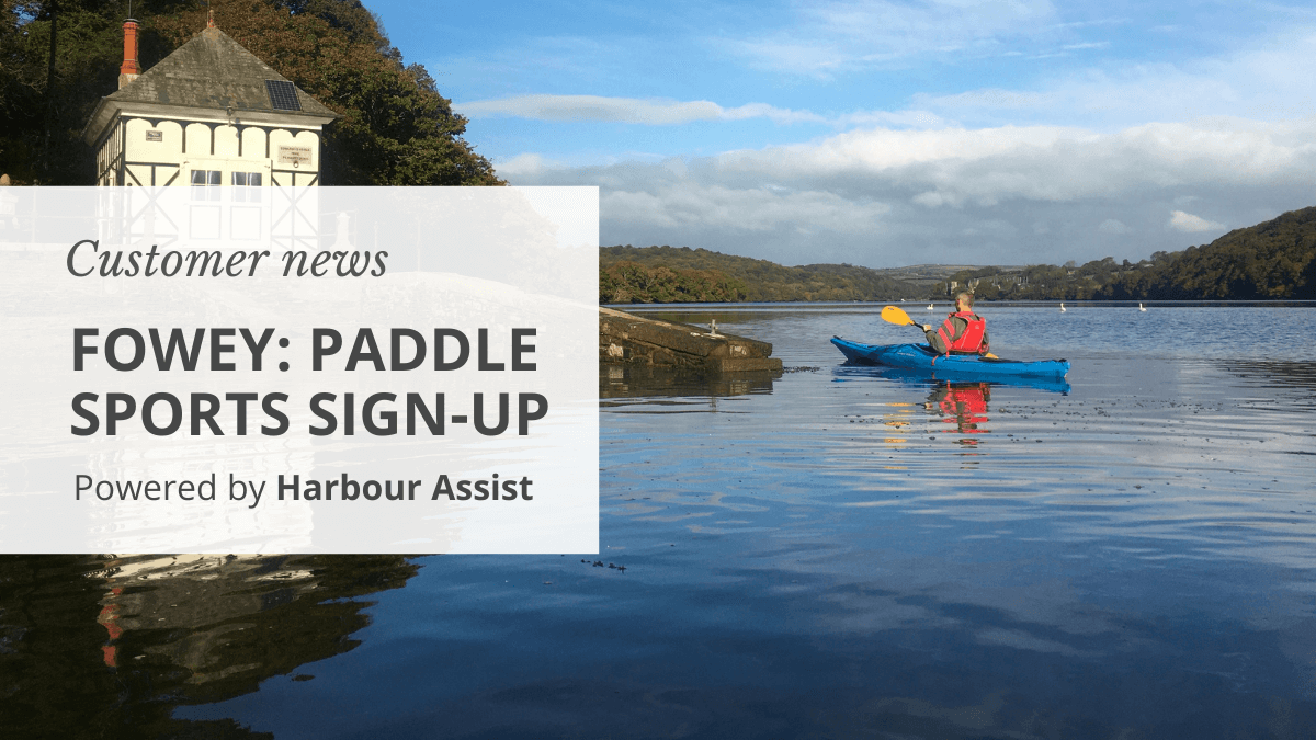Paddle sports registration in Fowey